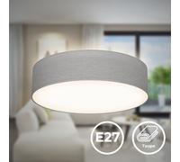 Ceiling Light Fabric Shade Flush Lamp 2 Light Living Room Bedroom Hallway 38 cm