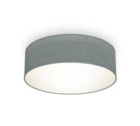 Ceiling Light Fabric Shade Lamp Living Room Bedroom Hallway 30cm IP20 Grey