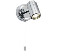 Ceiling Light Fitting Multi Way Spotlight Rotatable Swiveling Spot Kitchen Lights Adjustable Surface Mounted LED GU10 Bulb Base (1 Spot - Polished Chrome, No Bulb)