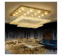 Ceiling Light Fixture - LED Rectangular Lamp for Dining Room, Contemporary Design, Elegant Illumination for Living and Dining Areas