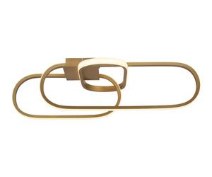 Ceiling Light Gold Clip LED CCT Flush Searchlight 61774GO