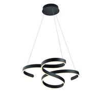 Ceiling Light Grey Francis LED Pendant Anthracite Trio 371310142
