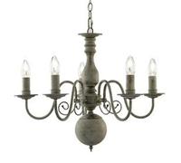 Ceiling Light Grey Greythorne 5 Searchlight 2265-5GY