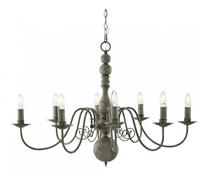 Ceiling Light Grey Greythorne 8 Searchlight 2268-8GY