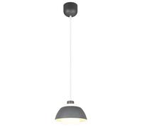 Ceiling Light Grey Tilos Pendant Anthracite 230mm Trio R36501042