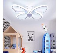 Ceiling Light Led Dimmable Lamp Creative Cartoon Chandelier Heart Universe Butterfly Ceiling Lamp 's Room Bedroom Living Room Ceiling Lighting Indoor Lighting,C White,