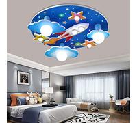 Ceiling Light Led Dimmable Lamp Creative Cartoon Chandelier Heart Universe Butterfly Ceiling Lamp 's Room Bedroom Living Room Ceiling Lighting Indoor Lighting,C White,