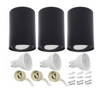 Ceiling Light Maclean GU10 Indoor Aluminum 3x MCE422 B