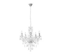 Ceiling Light 'Merida' dimmable in Clear for e.g. Living Room & Dining Room (5 Light Sources, E14) from Lindby | Chandeliers, Lighting, Lamp, Pendant Light, Hanging lamp, lamp, Ceiling
