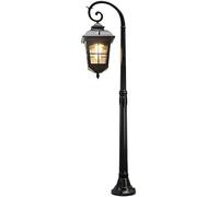 Ceiling Light, Outdoor Lamp Post Light Birdcage Garden Path Landscape Lights Die-Cast Apole + Thick Glass Lampshade Waterproof Pathway Lights for Garden Lawn Yard Street Front Or(D)