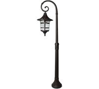 Ceiling Light, Outdoor Lamp Post Light Birdcage Garden Path Landscape Lights Die-Cast Apole + Thick Glass Lampshade Waterproof Pathway Lights for Garden Lawn Yard Street Front Or(F)