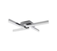 Ceiling Light 'Patrik' (Modern) in Silver Made of Metal for e.g. Bathroom (4 Light Sources,) from Lindby | Ceiling lamp, lamp