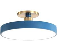Ceiling Light Round Ceiling Lamp Led Chandelier Flat Light Three-Color Dimmingaron Semi Fmount Modern Metal Acrylic Shade Minimalist Indoor Balcony/E/40Cm/F/40Cm