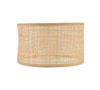 Ceiling Light Shade Lightshade Rattan Weaving Lamps Cover Rustic Style Table Lamp Shade Home Decoration Light Accessories(Checkered 22x14cm)