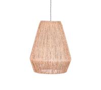 Ceiling Light Shade Natural Woven Jute Lamp Shade Boho Rustic Mid-Century Style Pendant Light Lampshade Easy Fit Bedroom Living Room Hallway Kitchen Dining Room Lampshades E27