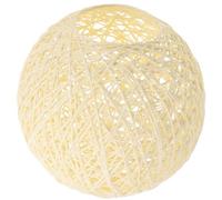 Ceiling Light Shade Rattan Ball Beige 15cm Woven Lampshade