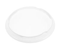 Ceiling Light Shade Replacement Round Plastic Cover for Emergency Lights | White PVC Dome, 22.7cm Opening, Glare Reduction, Modern Look for Corridors and Flush Mount Use
