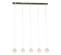 Ceiling Light Silver Allure 5 LED Bar Chrome Searchlight 51485-5CC [EEK: G]