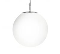 Ceiling Light Silver Atom 250mm Satin Searchlight 6066