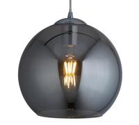 Ceiling Light Silver Balls Chrome Mirror Smoked Glass 300mm Searchlight 1632SM