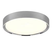 Ceiling Light Silver Clarimo LED IP44 Chrome 330mm Trio 659011806