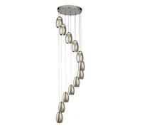 Searchlight 97291-12SM Cyclone 12 LED Light, chrome, smoked glass [EEK: G]