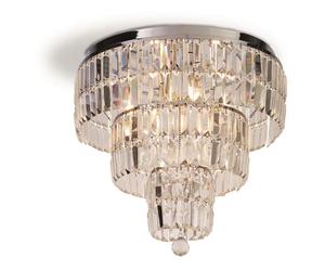 Ceiling Light Silver Empire 6 IP44 Chrome Searchlight 61321-6CC