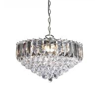 Ceiling Light Silver Fargo 6 450mm Chrome Endon FARGO-18CH