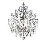 Ceiling Light Silver Harrietta 3 Chrome Searchlight 7673-3CC