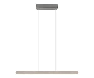 Ceiling Light Silver Helios LED Bar Brushed Aluminium 28w Trio 343310105