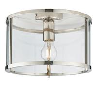 Ceiling Light Silver Hopton Bright Nickel Endon 96150