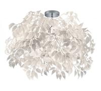 Ceiling Light Silver Leavy 3 Chrome White Leaves Dia.700mm Trio R60463001