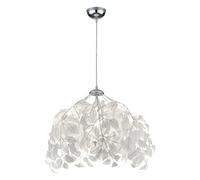 Ceiling Light Silver Leavy Chrome White Leaves Dia.380mm Trio R10461901