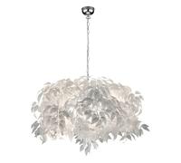 Ceiling Light Silver Leavy Chrome White Leaves Dia.700mm Trio R10464001