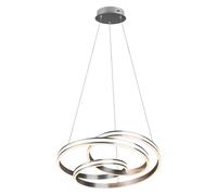 Ceiling Light Silver Nuria LED Pendant Matt Nickel Trio 326210107