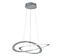 Ceiling Light Silver Oakland LED Pendant Matt Nickel Trio 321710107