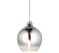 Ceiling Light Silver Panther 320mm Mirrored Chrome Endon 96442