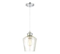 Westinghouse 6205540 hanging light, clear glass