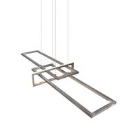 Ceiling Light Silver Salinas LED Matt Nickel Trio 320310307
