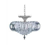 Ceiling Light Silver Sigma 5 54cm Chrome Searchlight 50004CC