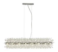 Searchlight Lighting Searchlight Sunburst Glass 16 Light Bar Ceiling Pendant Light In Chrome Finish