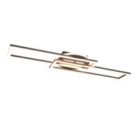 Ceiling Light Silver Twister LED Matt Nickel 2700-6000K Remote Trio R67183107