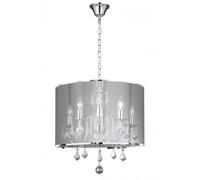 Ceiling Light Silver Venetian 5 Chrome Searchlight 4805-5CC