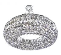 Ceiling Light Silver Vesuvius 10 Chrome Round Searchlight 9392CC