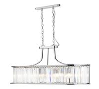 Ceiling Light Silver Victoria 5 Bar Chrome Searchlight 8095-5CC