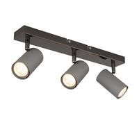 Luminosa Lighting Luminosa Robby Ceiling Spotlight Bar Gunmetal 3X Gu10