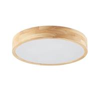 Ceiling Light 'Tanju' dimmable) in Brown Made of Wood for e.g. Living Room & Dining Room (4 Light Sources, E27) from Lindby | Ceiling lamp, lamp
