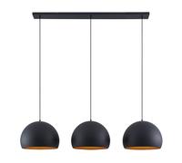 Ceiling Light 'Tarjei' dimmable (Modern) in Black Made of Metal for e.g. Living Room & Dining Room (3 Light Sources, E27) from Lindby | Pendant Lighting, lamp, Hanging lamp, lamp, Ceiling lamp