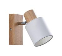 Ceiling Light 'Wanessa' dimmable (Modern) in Brown Made of Wood for e.g. Living Room & Dining Room (1 Light Source, E14) from Lindby | floodlight, Spotlight