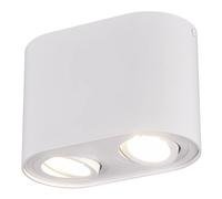 Ceiling Light White Cookie 2 Spot Matt Trio 612900231